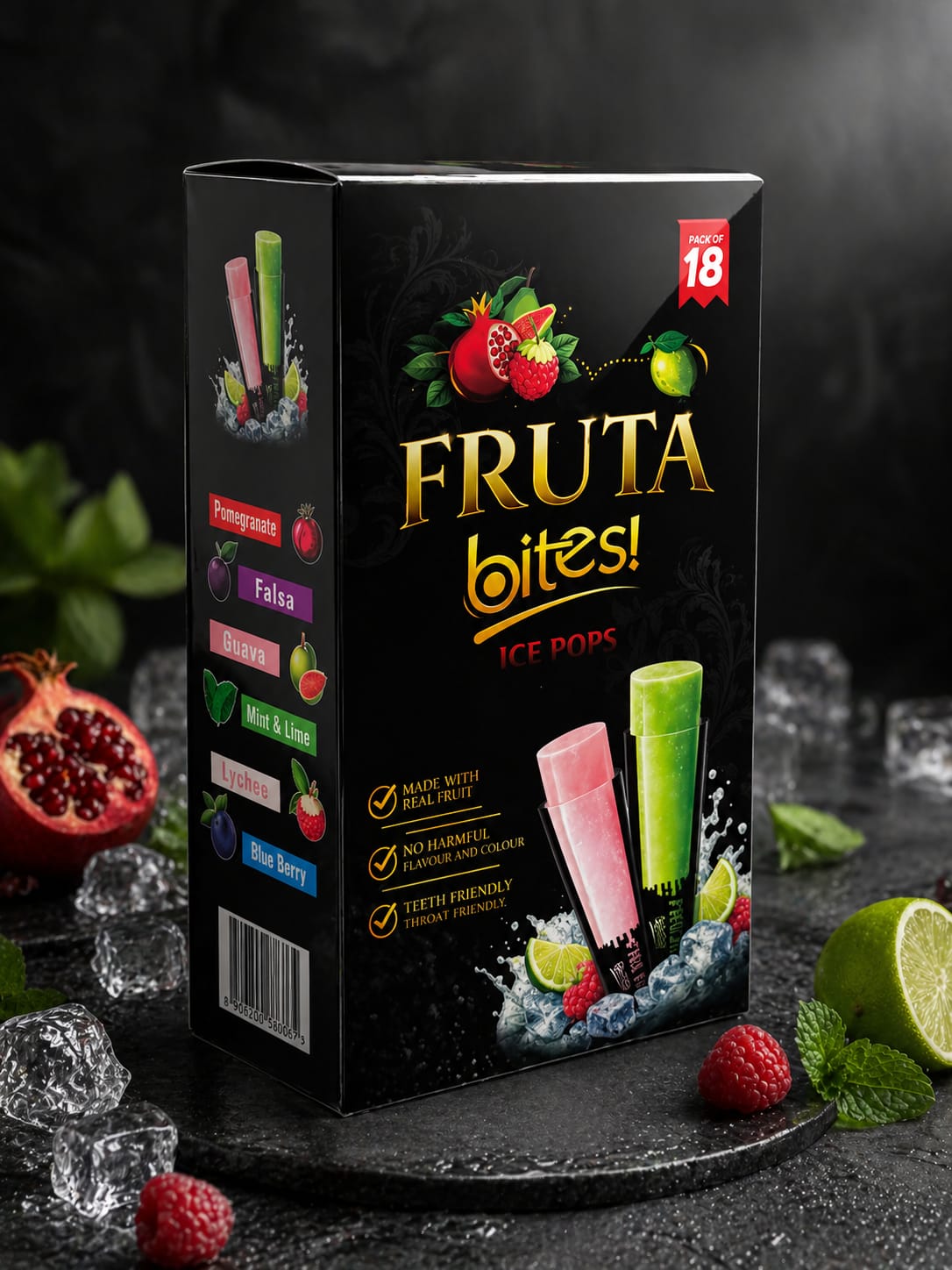 Minty Zing 18 Ice Pops